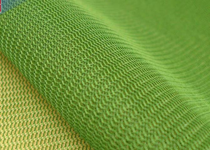 Breathable and soft  Polyester soft mesh fabric white color 120g per square meter 0