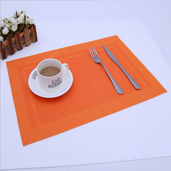 textilene fabric placemats for table  Dining Tableware Pad Insulation Mats Kitchen Tools 2