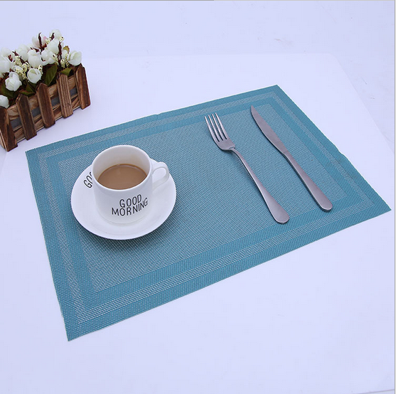 textilene fabric placemats for table  Dining Tableware Pad Insulation Mats Kitchen Tools 7