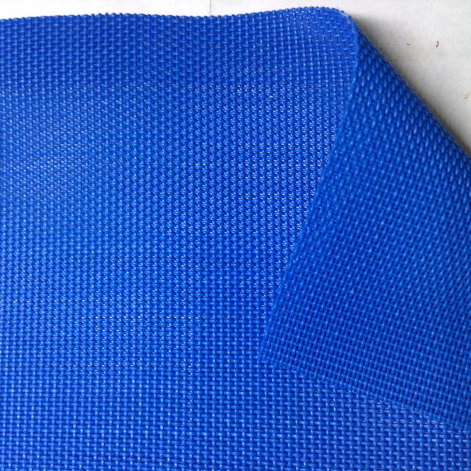 Blue 1X1 Weave High Strength 450 g Textilene fabric Suppliers PVC coated mesh fabrics 0
