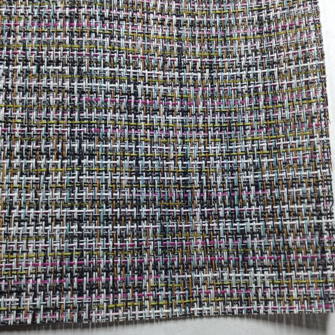 wholesale Beautiful Textilene mesh fabric in mix color weave suit to do bag 0
