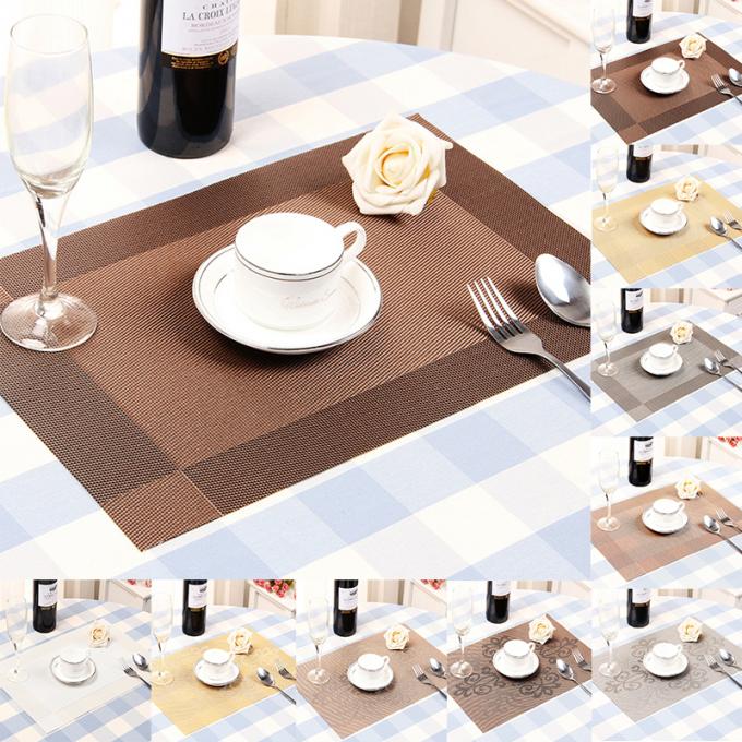 easy clean -placemat heat resistant placemats material in Textilene table mat