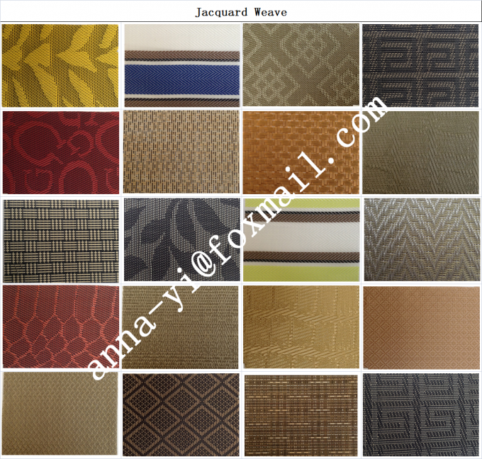 Textilene jacquard weave fabric High-tensile strength, breathable mesh fabrics