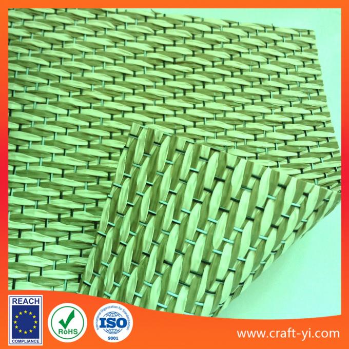 PVC coated weave fabric can do bag strawhat Textilene fabric 0