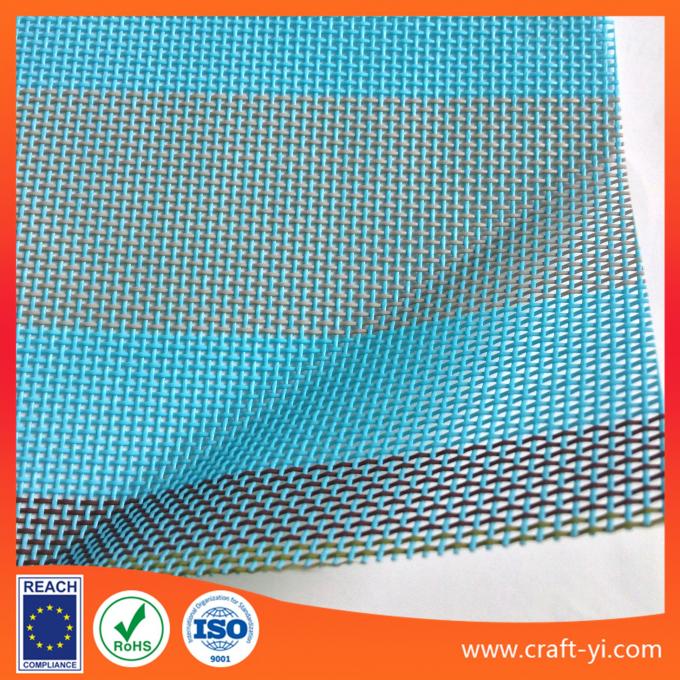 Outdoor Sling & Mesh Fabric 1x1 Weave Textilene Mesh Fabrics In Strip 0