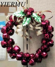 China holiday jingle bell wreaths ornaments supplier