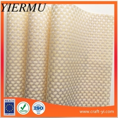 China milk white PVC Table Mat Textilene Square table mats supplier