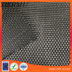 China black color 2X1 weave style outdoor Anti-UV sun chair fabric in Textilene mesh fabric supplier