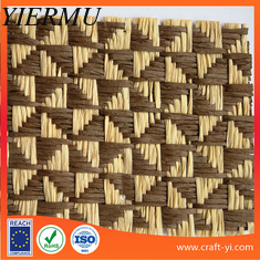 China handicrafts  woven straw mats paper wire natural straw fabric textile supplier