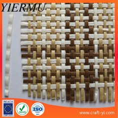 China Straw hat fabric paper straw woven fabric lala grass monofilament cloth supplier
