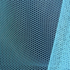China 50D 30A 100% polyester White pink blue color hexagonal mesh cloth mosquito netting fabric company