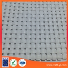 China white color Textilene mesh fabric 4X4 company