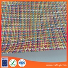 China chromatic 1X1 weave Textilene mesh fabrics textile PVC coated outdoor fabric factory