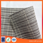 China Textilene Vinyl Mesh fabric 1X1 weave mesh fabric PVC fabric black white wires factory