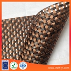 Brown black color Textilene mesh fabric high strength for sun lounger outdoor chair fabric 4X4