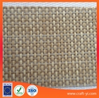 China Rattan color Textilene fabric in PVC coated polyester 4X4 company
