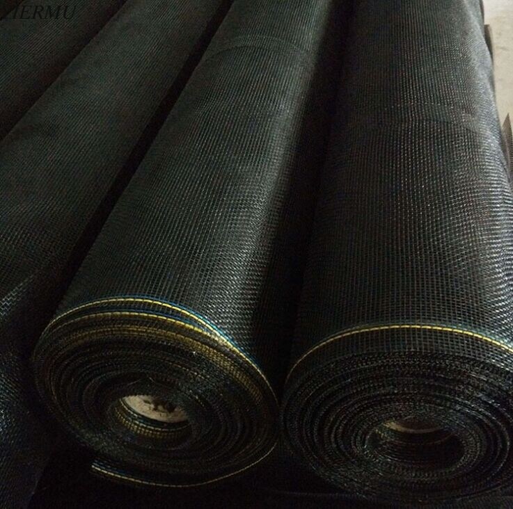 Fiberglass mesh Window Screen netting in black color