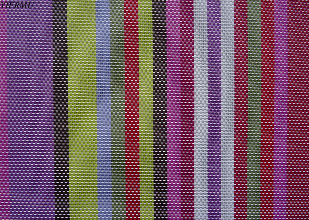 colorful 2X1 woven PVC coated mesh fabric outdoor patio furniture