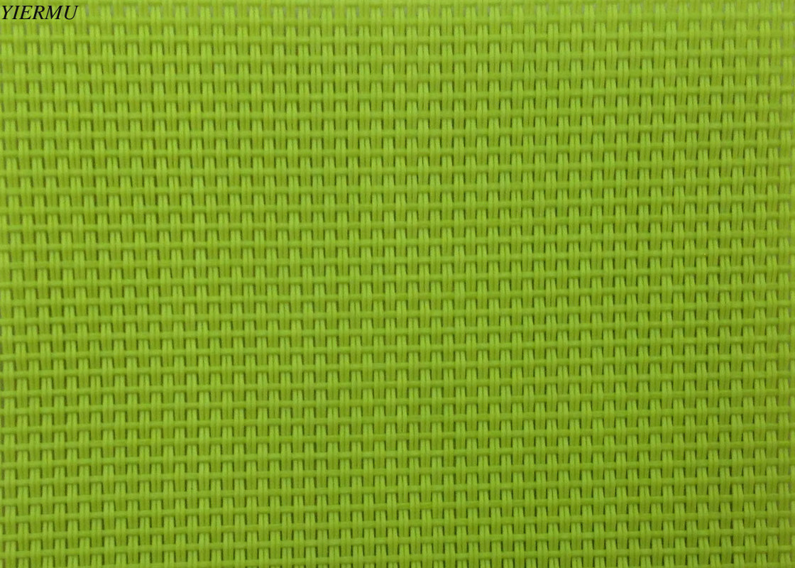 lawn chair fabric in green color 2X1 woven fabric
