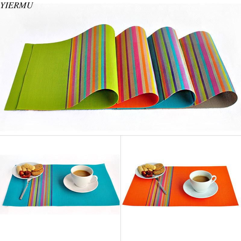 Pvc mesh, textilene, PVC coated fabric, Table mats, placemat 45*30 cm