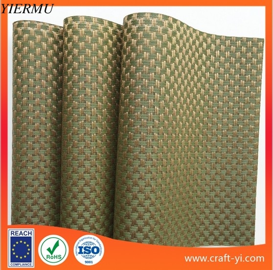 Pvc Woven Textilene Fabric Placemats And Table Mats Manufacturer