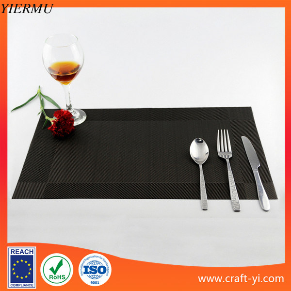 Reuse Textilene placemats and coasters PVC mesh fabric Table mat