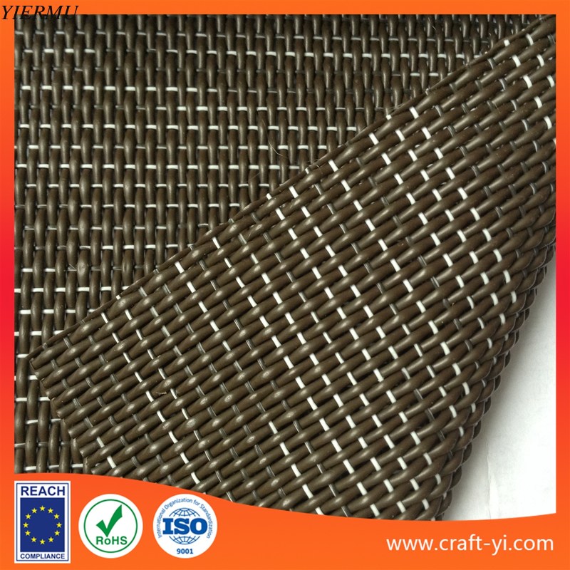 textilene fabric suppliers in 1*1 woven for door mat or foot pad etc