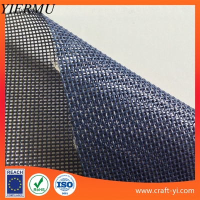 Textilene mesh PVC Coated Polyester fabric dark blue color 1x1 weave Textilene