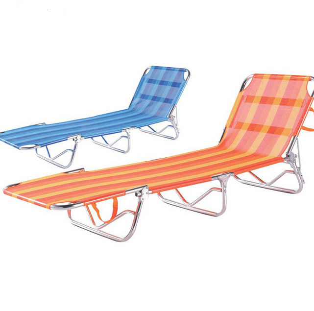 Folding Flat Aluminium Garden Sun Bed Lounger used in seabeach pool garden all place 0