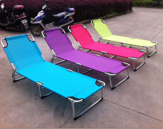 TEXTOLINE RECLINING FOLDING CHAIR SUN LOUNGER BEACH BED GARDEN RECLINER CAMPING 0