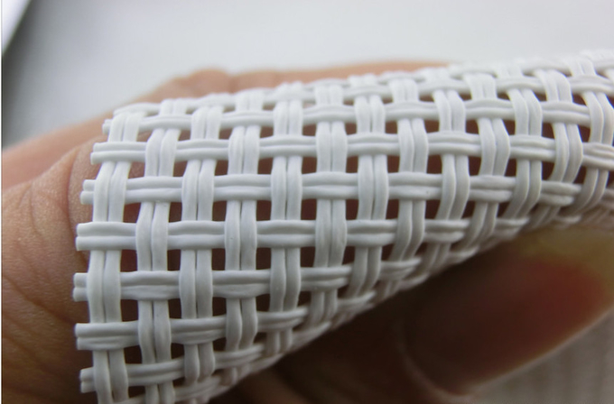 White Textilene® is PVC coated polyester mesh fabrics