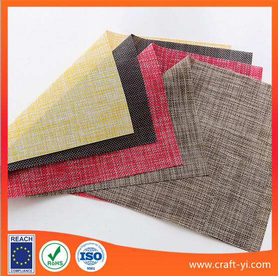 Heat insulation Textilene Placemat dining mat 45 X 30 cm square table mat