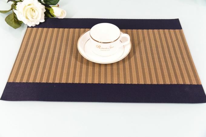 Placemat decorates dining table Western restaurant table mat in fashion style Textilene fabric 0