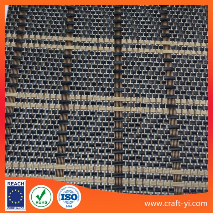 TEXTILENE Wicker jacquard Weave Patio Furniture Fabric | Outdoor Fabric 0