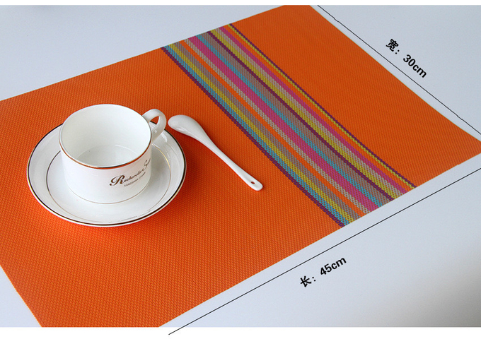 easy clean -placemat heat resistant placemats material in Textilene table mat