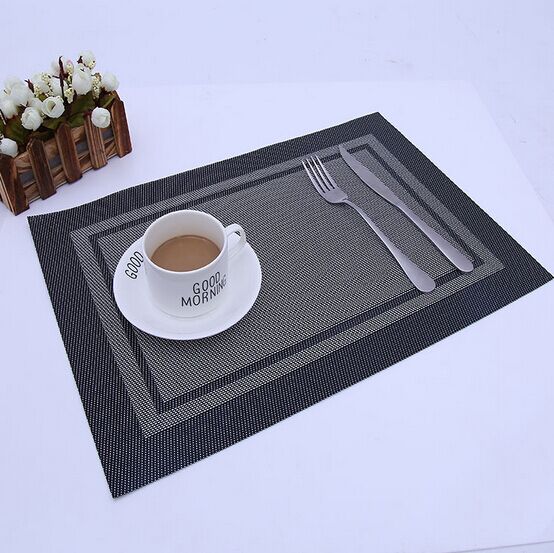 textilene fabric placemats for table  Dining Tableware Pad Insulation Mats Kitchen Tools 4