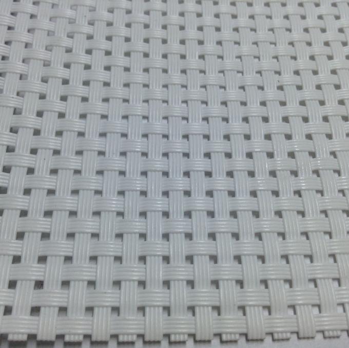 white color Textilene mesh fabric 4X4 0