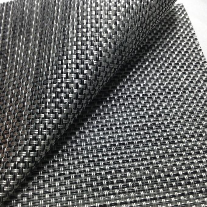 Sewing Textilene Fabric 2x2 Weave AntiUv / Easy Clean Suppliers In China