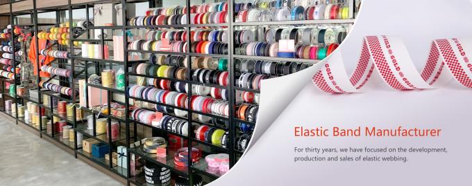 factory jacquard printed customized underwear webbing nylon waistband Elastic band 2