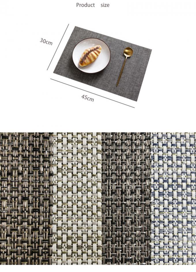 Manufacturer do placemats for dinning room in thermal insulation and oilproof 0