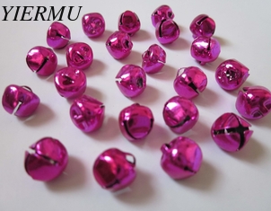 China pink color small metal cross jingle bell supplier from YCY factory supplier