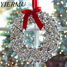 China jingle bell wreath diy supplier