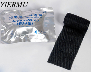 China industrial Armor-wrap white or black color Armor belt Cable reinforced cable connector, terminal of the outer sheath supplier