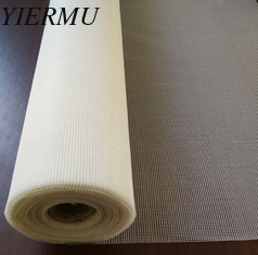 China fireproofing fiber mesh in white color for window screen 17x14/17x15/17x19 mesh supplier