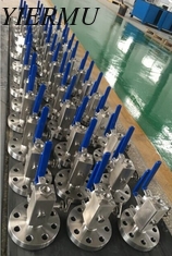 China stainless steel 1'' 150 flange DBB valves supplier