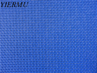 China Supply wire1*1 blue Textilene fabric for outdoor furniture or  pool fence material supplier