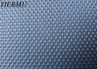 China 2*1 woven PVC fabric waterproof Anti-UV blue color Textilene fabric for outdoor chair table supplier
