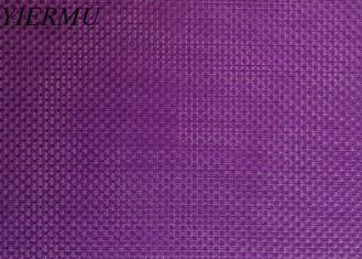 China Purple color 2*2 wires Textilene Outdoor PVC Coated Poly UV Fabric supplier