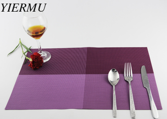 China supply easy clean PVC coated mesh fabric table mat from China supplier