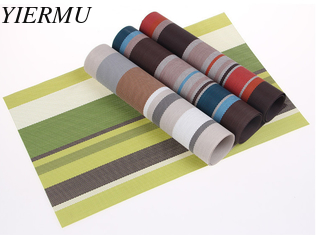 China Textilene fabric table mat, placemat in different color it's Water-proof,oil-proof,resists ultraviolet radiation supplier